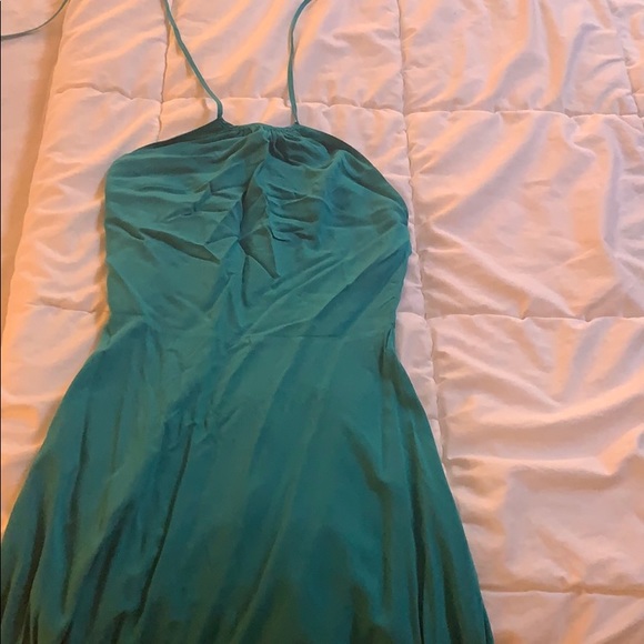 Turquoise halter dress never worn - Picture 1 of 2